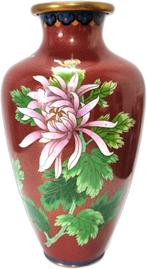 Très beau vase en cloisonné., Antiquités & Art, Enlèvement ou Envoi