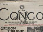Eerste Congolese weekblad Congo Belge, Verzenden, 20e eeuw of later, Gelezen