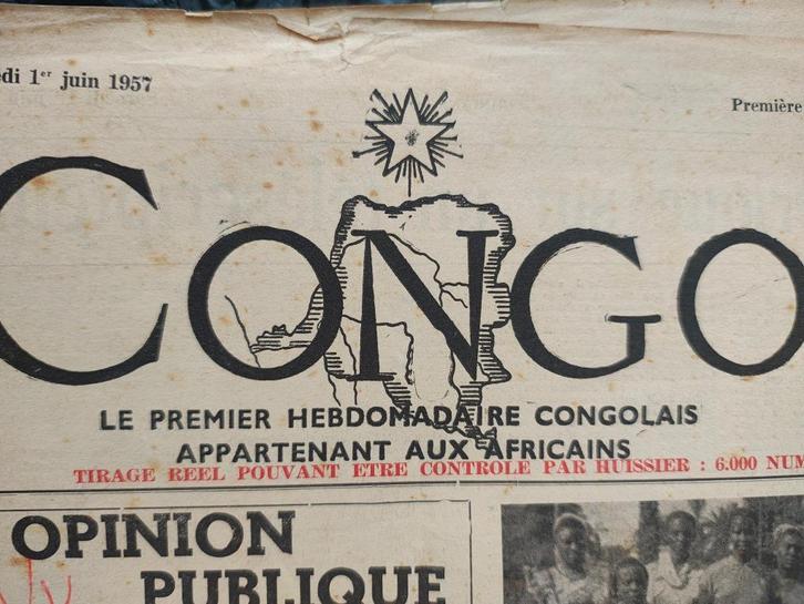 Eerste Congolese weekblad Congo Belge, Boeken, Geschiedenis | Nationaal, Gelezen, 20e eeuw of later, Verzenden