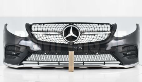 Bumper MERCEDES GLC W253 253 AMG LINE PRE-FACELIFT 2016-  Vo, Auto-onderdelen, Carrosserie, Bumper, Voor, Gebruikt, 6 maanden garantie