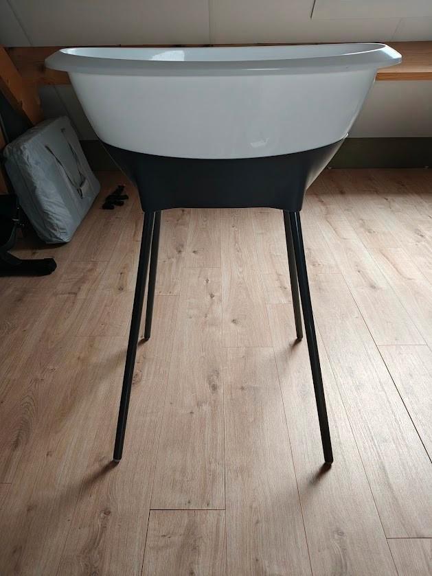 babybad op poten + verzorgsetje, Enfants & Bébés, Bains & Soins, Comme neuf, Baignoire, Autres marques, Standard, Enlèvement