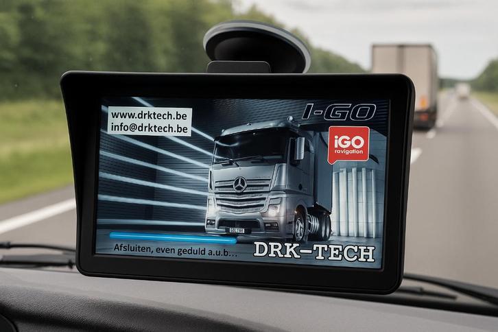 9' Camper/Vrachtwagen GPS Navigatie IGO Eu Map, BLUETOOTH, Auto diversen, Autonavigatie, Nieuw, Ophalen of Verzenden