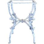 Tuintafel onderstel massief smeedijzeren onderstel India, Ophalen, Zo goed als nieuw, Vierkant, Metaal