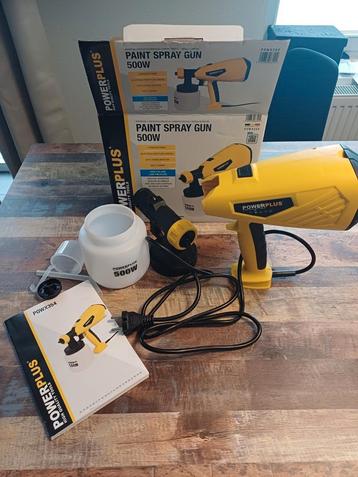 Pistolet à peinture PowerPlus 500w  beschikbaar voor biedingen