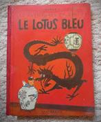 Kuifje - DE BLAUWE LOTUS A18 - Grote afbeelding - Z/W - 1942, Boeken, Gelezen, Verzenden, Eén stripboek, HERGE