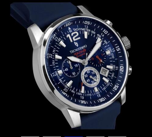 Tecnotempo- Chronograph 100M -"Racing Chrono" NEUVE, Bijoux, Sacs & Beauté, Montres | Hommes, Neuf, Montre-bracelet, Autres marques