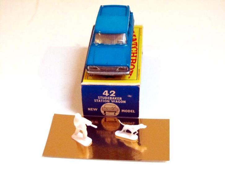 Zeldzame Studebaker Lark Wagonaire 42b (1965) Matchbox RW, Hobby en Vrije tijd, Modelauto's | 1:87, Nieuw, Auto, Lesney, Ophalen of Verzenden