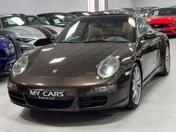 Porsche TARGA 911 Carrera 4S 3.8i Tiptronic S Full Option Pa, Auto's, Automaat, 4 zetels, Gebruikt, Beige