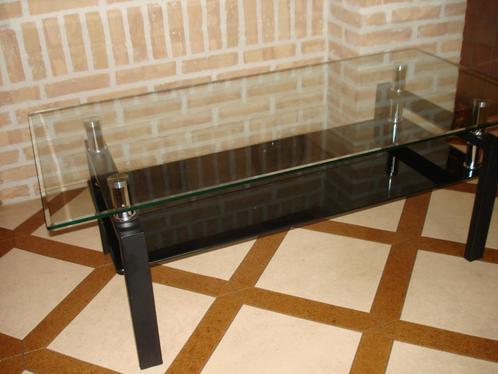 table basse en verre moderne, Maison & Meubles, Tables | Tables de salon, Comme neuf, Verre, Enlèvement