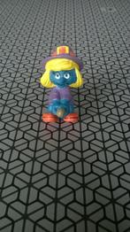 Smurfin als heks op haar Bezem 2.0198, Verzamelen, Smurfen, Ophalen of Verzenden, Gebruikt, Smurfin, Poppetje, Figuurtje of Knuffel