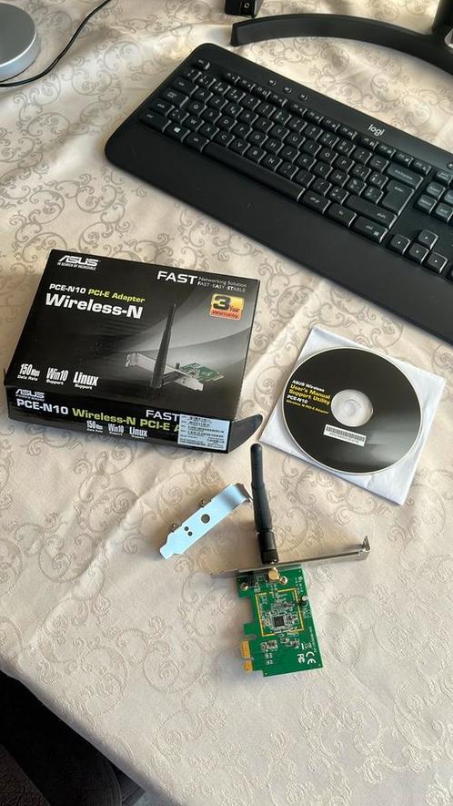 Wifi adapter, Computers en Software, Netwerkkaarten, Gebruikt, Intern, Verzenden