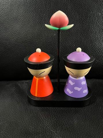 Set à sel et poivre Alessi - Mr Mrs Chin, Enlèvement ou Envoi, Comme neuf