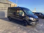 ford transit l3h2 130pk automaat 2023 10km 36950e ex, Stof, 4 cilinders, Zwart, Bedrijf