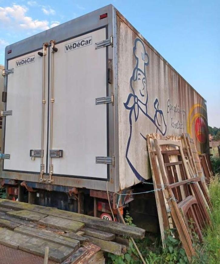 opleggers-koelwagens/rijdend magazijn, Auto's, Vrachtwagens, Particulier, Aanhangers en Opleggers, Diesel, 2 deurs, Ophalen