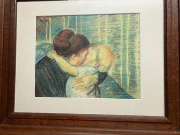 Pastel tekening beschikbaar voor biedingen