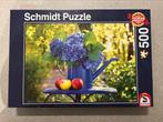 Schmidt Puzzle - Watering Can with Hortensia - 500 stukjes, Ophalen of Verzenden, 500 t/m 1500 stukjes, Nieuw, Legpuzzel