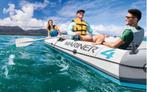 TOUT NEUF Bateau gonflable Intex Mariner 4 + support moteur, Watersport en Boten, Rubberboten, Ophalen, Nieuw