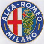 Alfa Romeo Milano stoffen opstrijk patch embleem #4, Collections, Marques automobiles, Motos & Formules 1, Envoi, Neuf