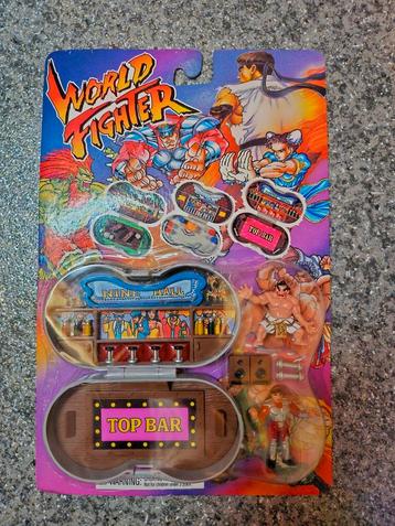 Speelset World Fighter „Street Fighter 2" uit de jaren 90, Ophalen of Verzenden, Zo goed als nieuw