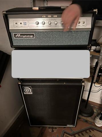 Tête d’ampli Ampeg V4-B + Ampeg Baffle SVT410 HLF!!, Enlèvement, Comme neuf