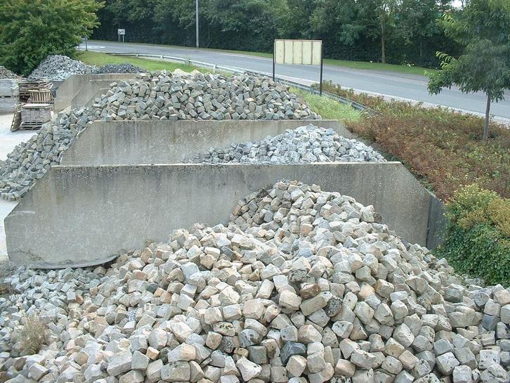 Kasseien: gres, porfier, graniet, mozaïek, platines…, Tuin en Terras, Tegels en Klinkers, Ophalen
