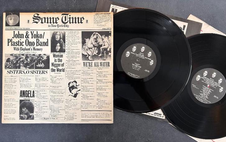 JOHN LENNON - Some time in New York City ( 2LP; USA ), CD & DVD, Vinyles | Rock, Utilisé, Pop rock, 12 pouces, Envoi
