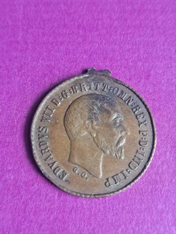 Jeton anglais de 1907 Edward VII, Envoi, Autres pays, Monnaie en vrac