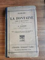 Fables de la Fontaine, par A. Gazier, 1914, met gravures., Antiquités & Art, Antiquités | Livres & Manuscrits, Gazier, Enlèvement ou Envoi