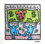 Prachtige Lithografie + certificaat • Keith Haring # /150, Antiek en Kunst, Kunst | Litho's en Zeefdrukken, Ophalen of Verzenden