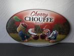 Reclamebord Cherry Chouffe, Collections, Marques de bière, Enlèvement ou Envoi, Neuf, Panneau, Plaque ou Plaquette publicitaire
