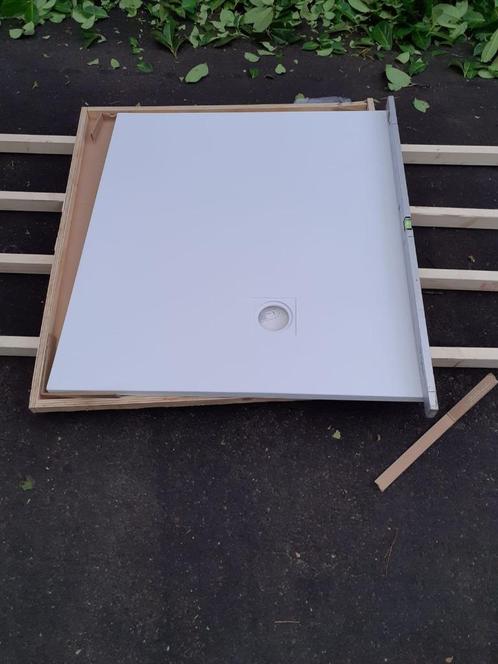 Douchetub antislib FIORA 112x101, Doe-het-zelf en Bouw, Sanitair, Nieuw, Douche, Steen, Ophalen