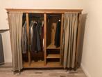 open kleerkast vol hout, Huis en Inrichting, Kasten | Kleerkasten, Ophalen, Gebruikt, 150 tot 200 cm, Landelijk