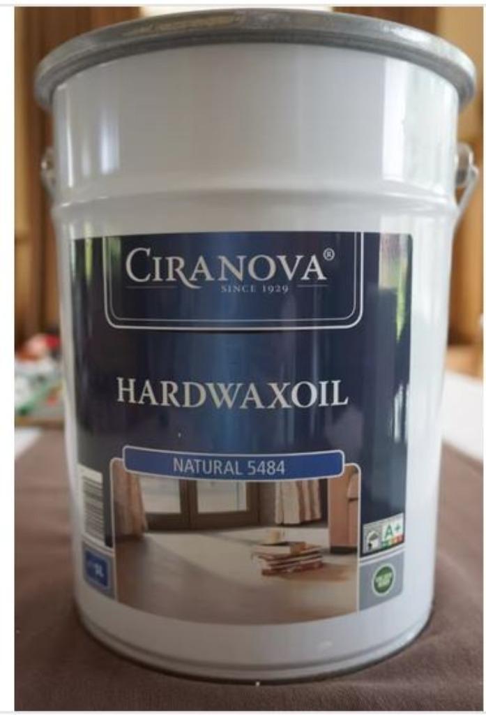 CIRANOVA hardwaxolie (kleur: naturel), 5 liter., Doe-het-zelf en Bouw, Verf, Beits en Lak, Nieuw, Beits, Ophalen of Verzenden