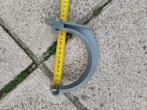 Donkergrijze pvc dakgoot steunhaken ,125mm., Ophalen, Zo goed als nieuw