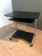 Zwart computermeubel, Huis en Inrichting, Kasten | Computermeubels, Ophalen, Gebruikt
