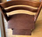 Chaise Stokke Tripp Trapp bois foncé + baby set, Kinderen en Baby's, Ophalen, Zo goed als nieuw, Meegroeistoel