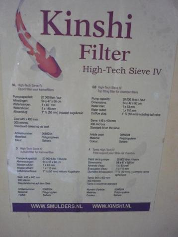 Kinshi filter UV lamp vijverpomp 4 vaksfilter, Enlèvement, Utilisé, Pompe de bassin