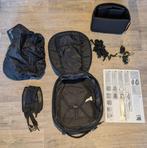 Bagster Spider zwarte zadeltas - 15 tot 23 liter, Motoren, Accessoires | Koffers en Tassen, Ophalen of Verzenden, Gebruikt