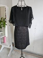 Jolie petite robe noire taille 38 avec voile, Noir, Taille 38/40 (M), Porté, Enlèvement ou Envoi