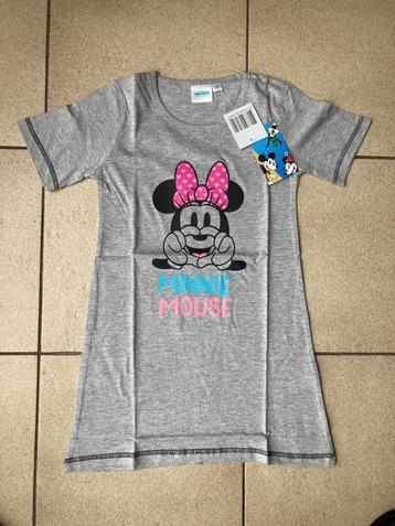 Nieuw Grijs Minnie Mouse nachthemd - maat 116 / 122 Disney