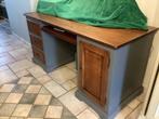 massief houten bureau, Huis en Inrichting, Ophalen, Gebruikt, Bureau