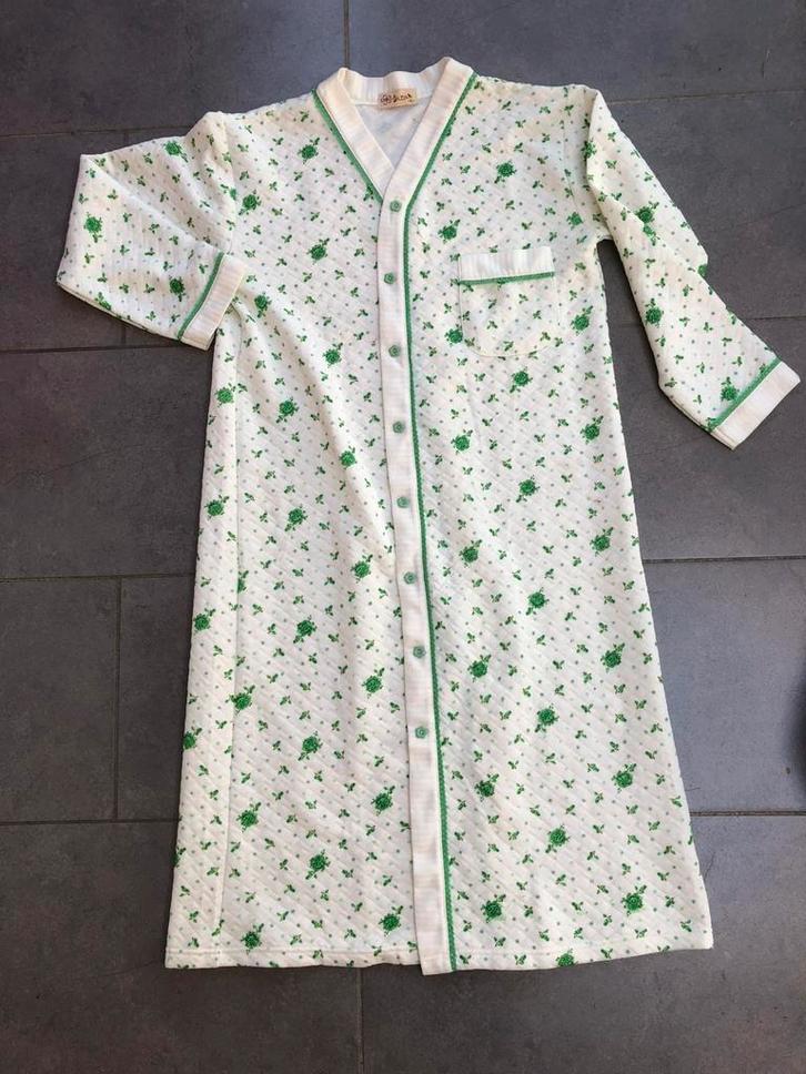 Hai-Xia vintage nachtjapon, Kleding | Dames, Ondergoed en Lingerie, Badjas, Beige, Ophalen of Verzenden