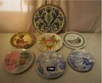7 assiettes décoratives en porcelaine antique Prima, Enlèvement ou Envoi