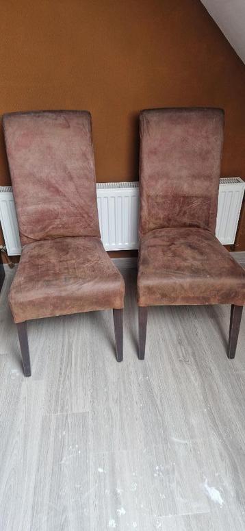 Vinted Stoelen, Cuir, Enlèvement, Utilisé, Deux
