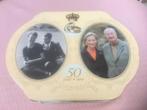 BLIKKEN DOOS KONING ALBERT & KONINGIN PAOLA 50 JAAR GETROUWD, Ophalen of Verzenden, Zo goed als nieuw, Overige