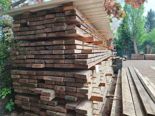 Bruggen (7 x 22 x 600) cm, Doe-het-zelf en Bouw, Hout en Planken, Gebruikt, Balk, Grenen, 300 cm of meer, 50 mm of meer, Ophalen of Verzenden