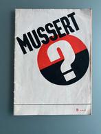 Folder Mussert? / Anti NSB, Verzamelen, Militaria | Tweede Wereldoorlog, Ophalen of Verzenden