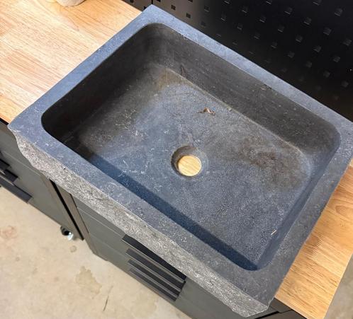 Prachtige authentieke blauwe stenen wasbak/wastafel - nieuw,, Doe-het-zelf en Bouw, Sanitair, Nieuw, Wastafel, Steen, Ophalen