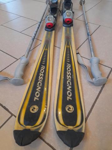 SKI ROSSIGNOL 150Cm  avec batons 90€, Sport en Fitness, Skiën en Langlaufen, Ophalen, Gebruikt, Ski, Rossignol