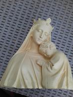 Heilig buste beeld maria met kind Jezus Christus borstbeeld, Antiek en Kunst, Ophalen of Verzenden